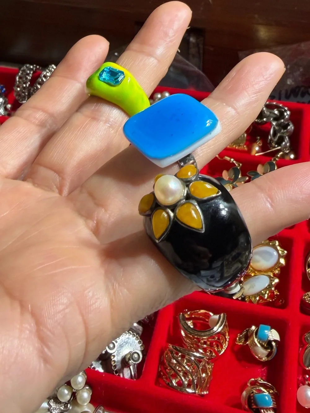 Three Rings For the Price Of One Sizes 6.5, 6.75, 7